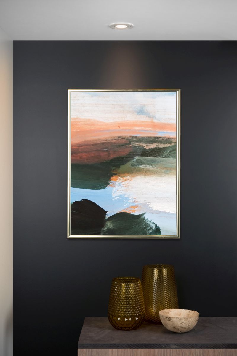 Lucide TUBE - Zapustené bodové svietidlo - Ø 9,2 cm - 1xGU10 - Biela